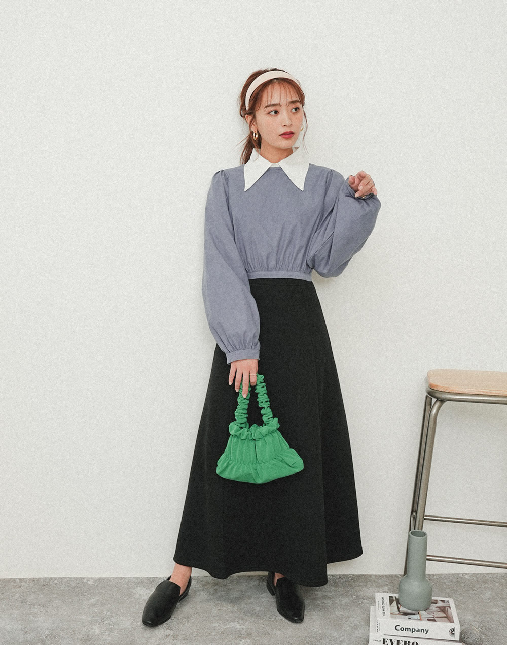 string ribbon blouse | 詳細画像21