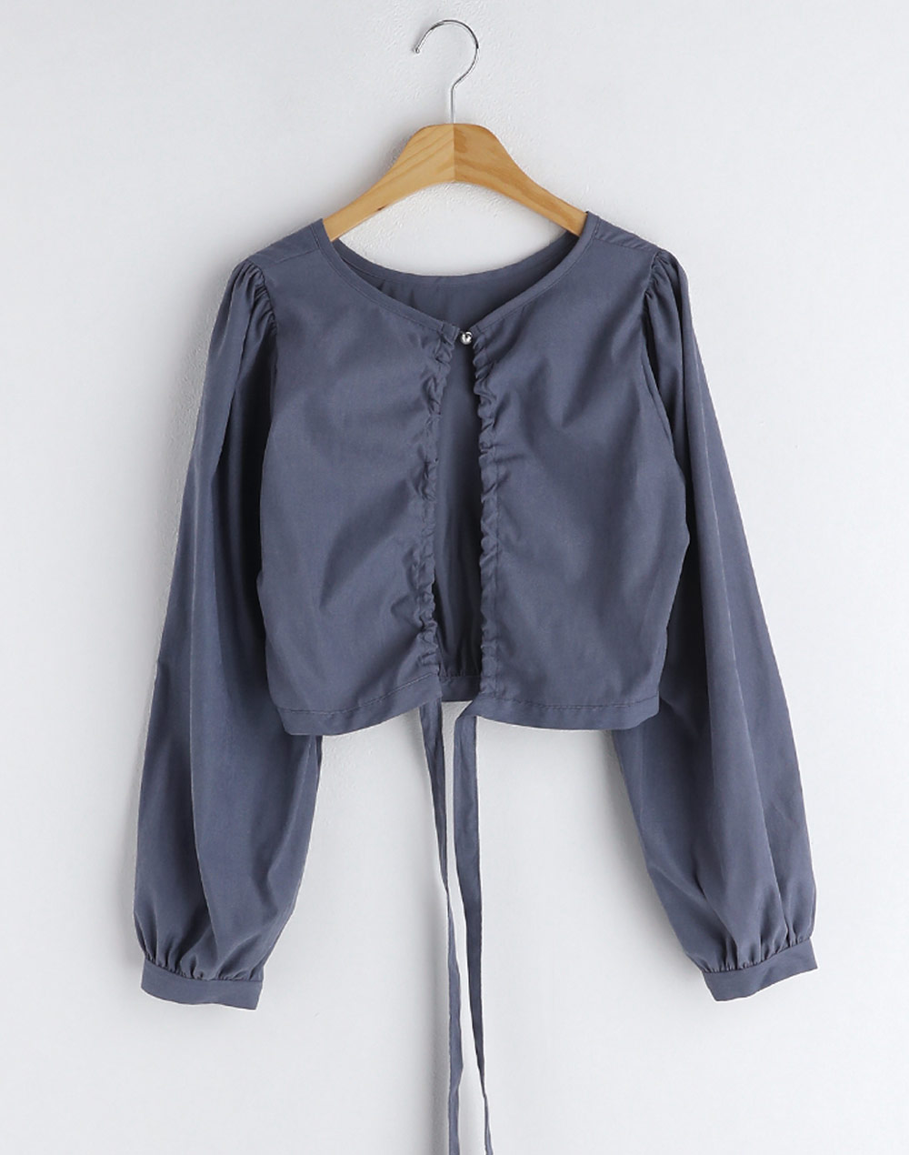 string ribbon blouse | 詳細画像30