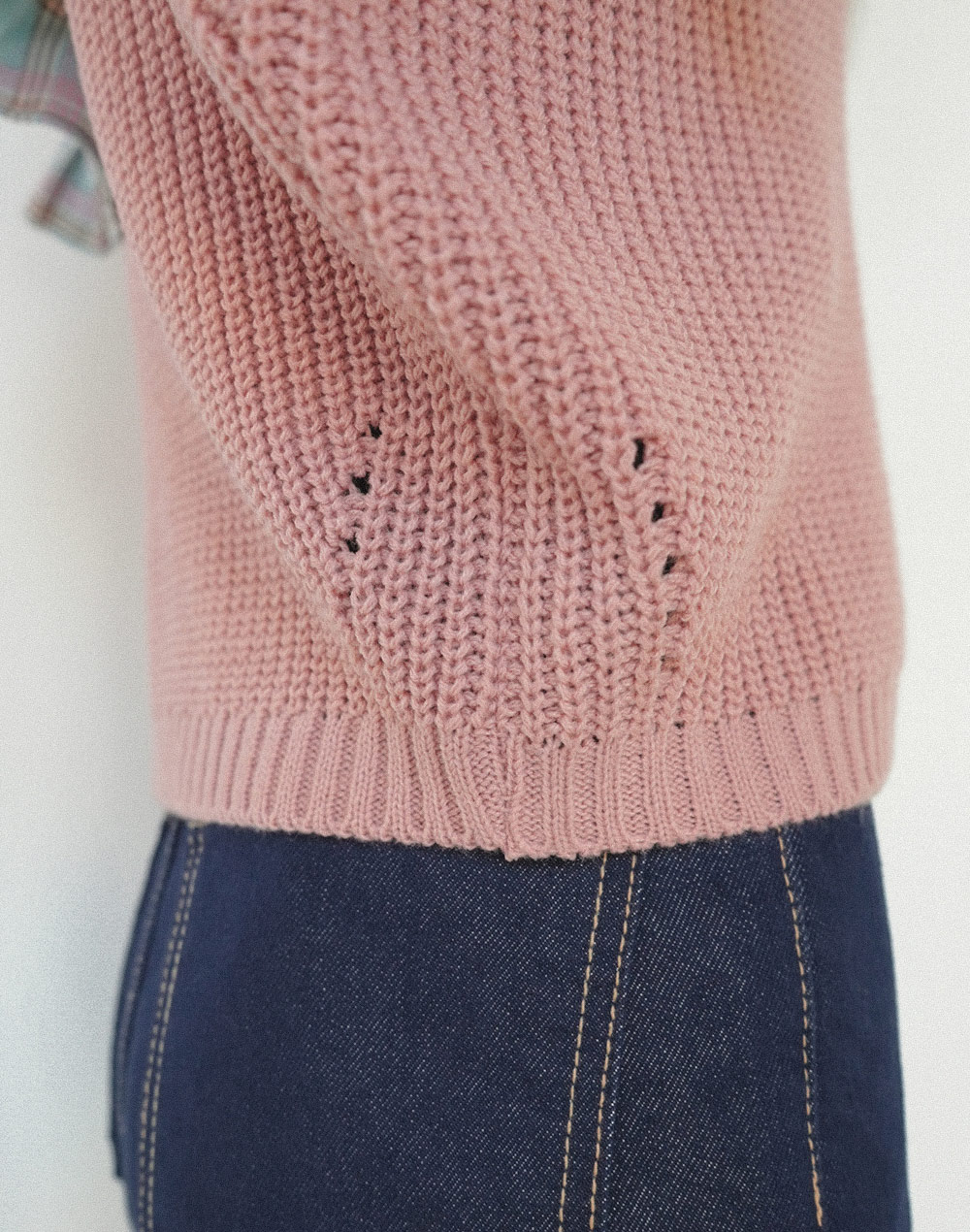 punching V neck vest | 詳細画像7