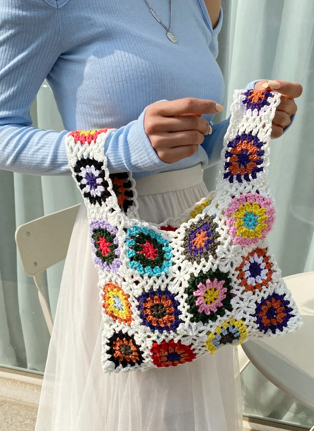 カラフル刺繍 ハンドメイドクラッチバッグ/財布 （刺繍 - 財布の人気 