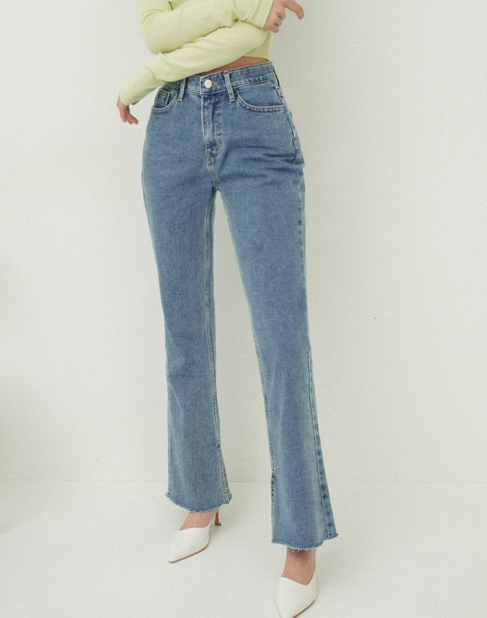 slit flare jeans | 詳細画像3