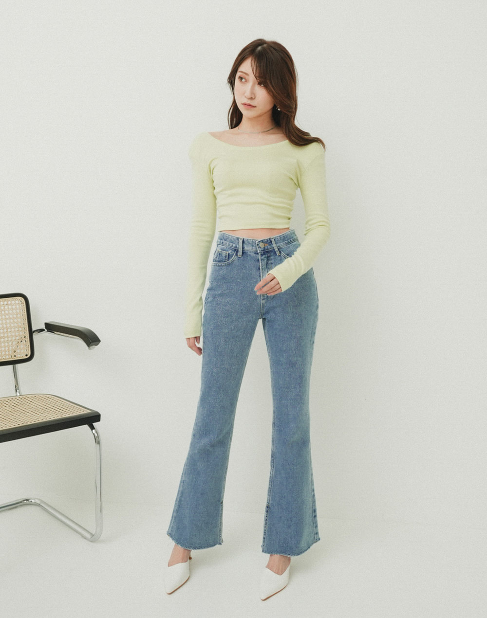 slit flare jeans | 詳細画像5
