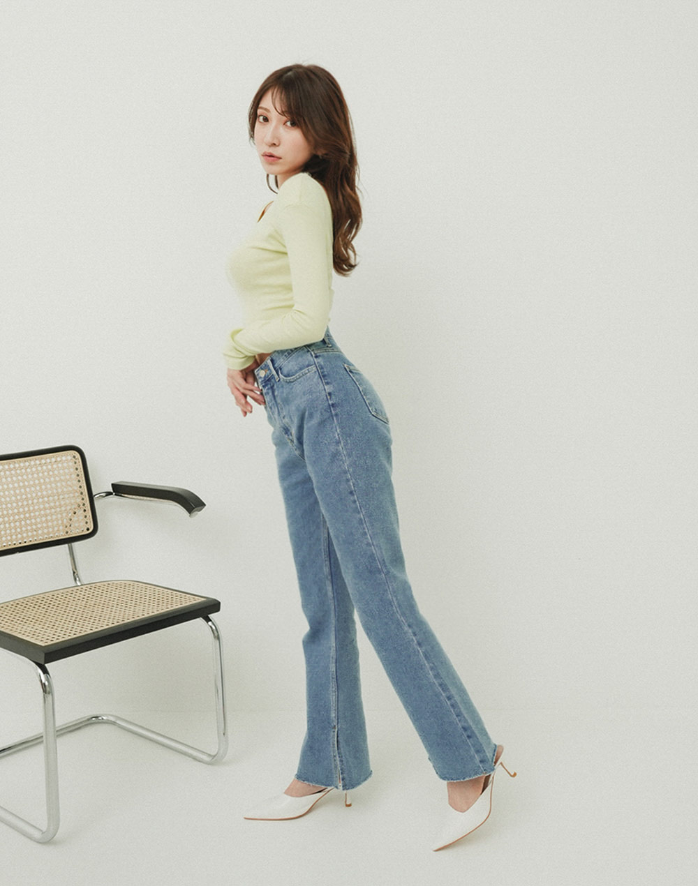 slit flare jeans | 詳細画像8