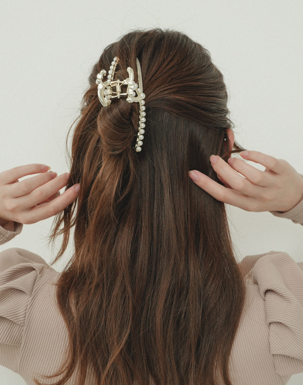 fake pearl hairclip | 詳細画像3