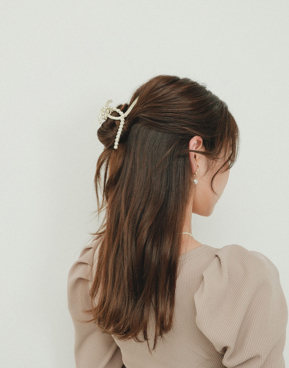 fake pearl hairclip | 詳細画像5