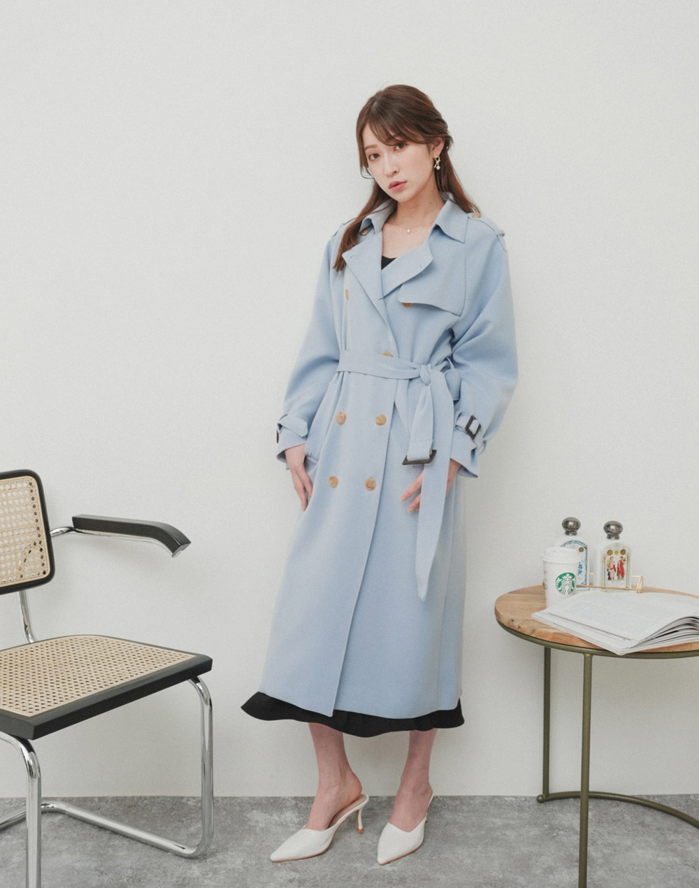 long trench coat | 詳細画像4