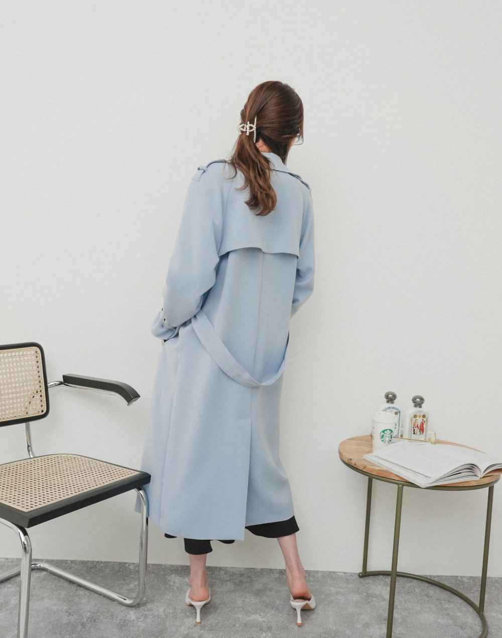 long trench coat | 詳細画像9