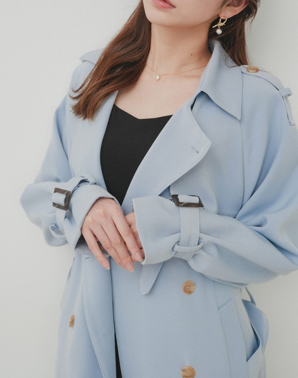 long trench coat | 詳細画像12