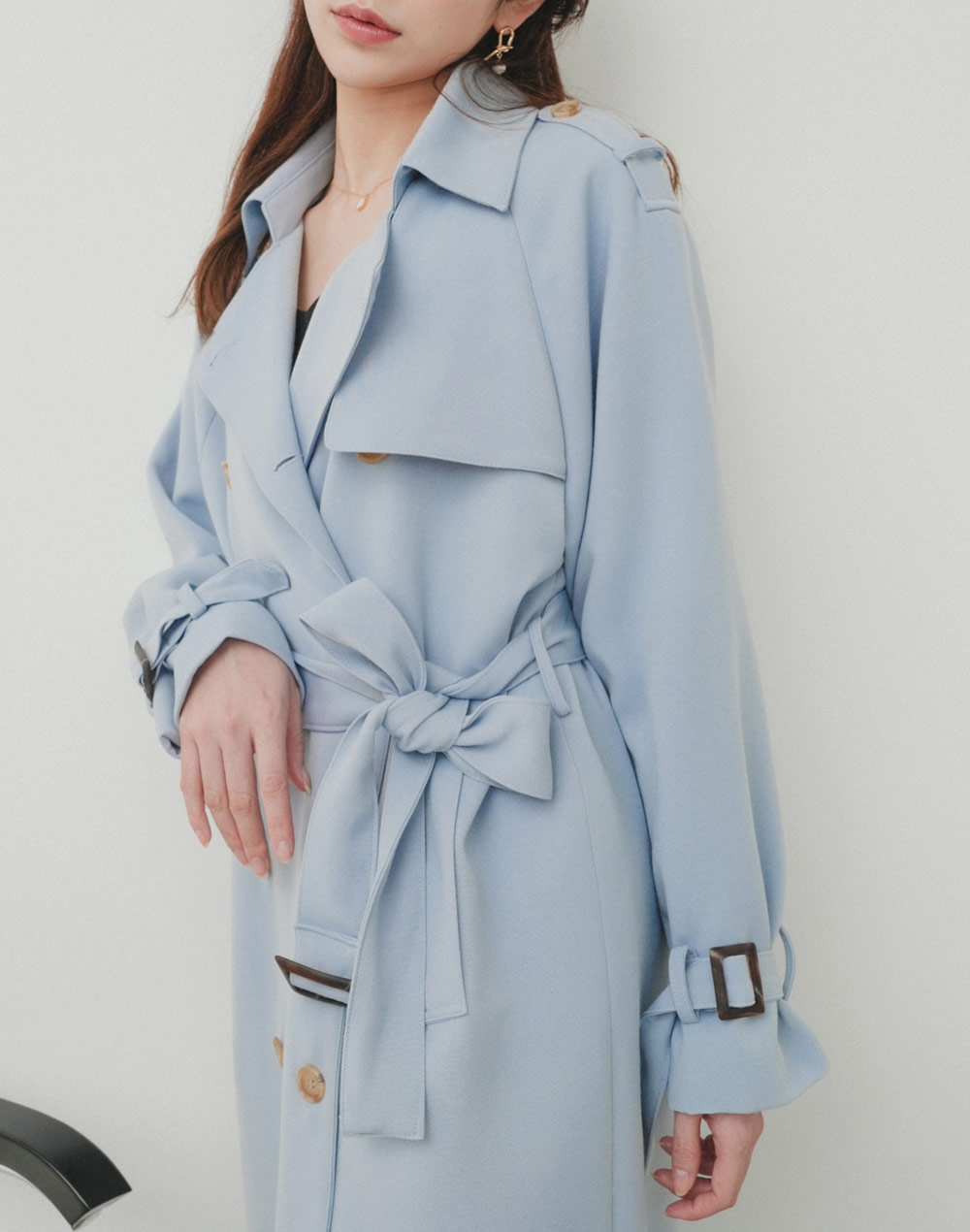 long trench coat | 詳細画像13