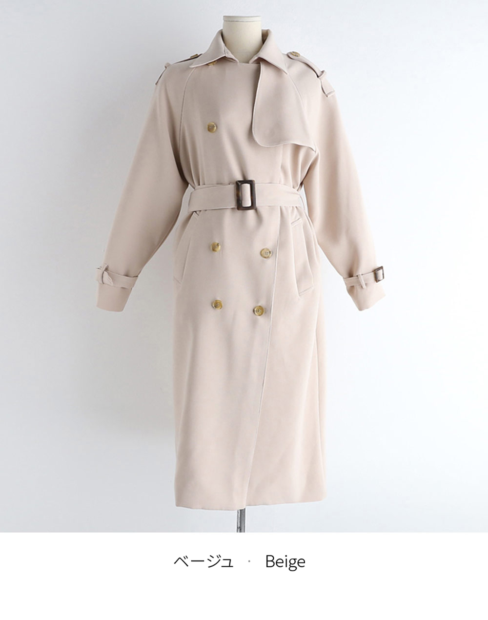 long trench coat | 詳細画像16