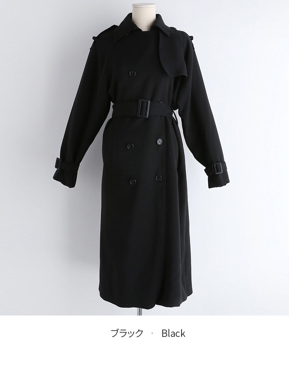 long trench coat | 詳細画像17