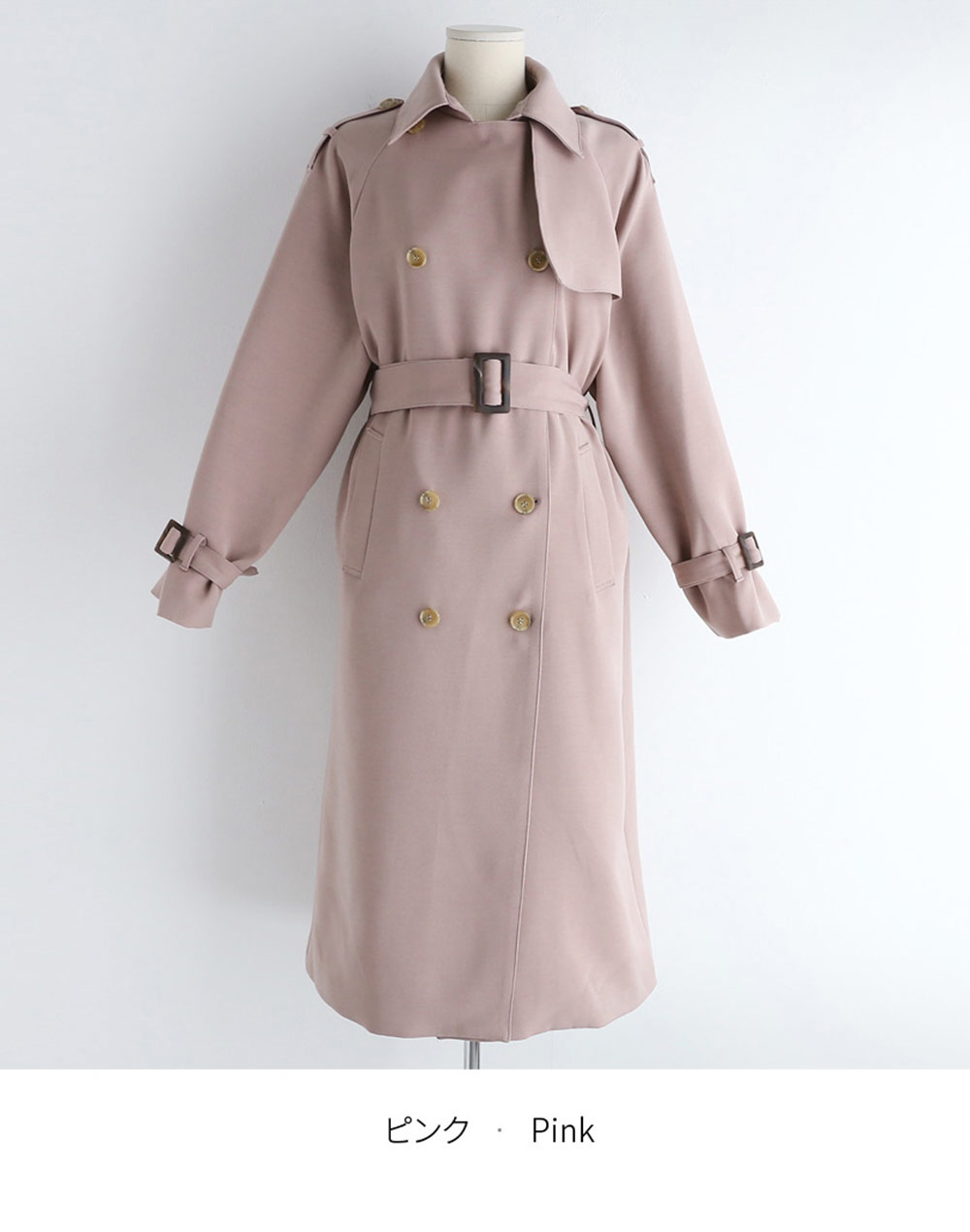 long trench coat | 詳細画像18