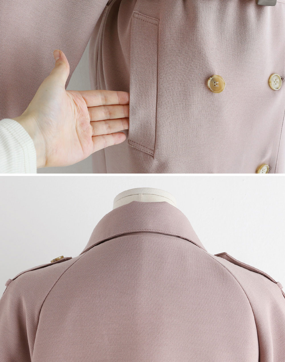 long trench coat | 詳細画像23