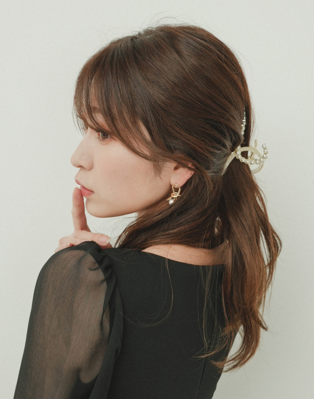 sheer sleeve mermaid onepiece | 詳細画像11