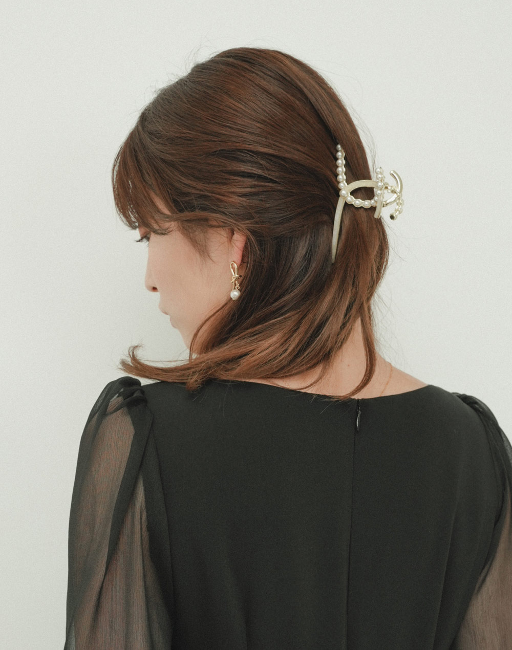 sheer sleeve mermaid onepiece | 詳細画像15