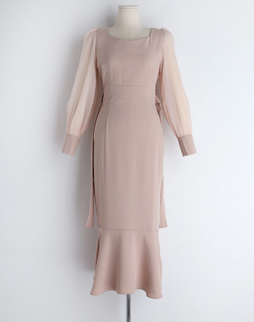 sheer sleeve mermaid onepiece | 詳細画像20