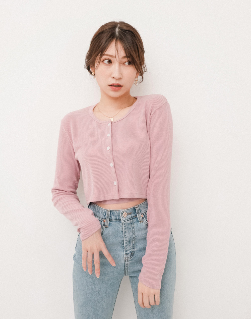 sleeveless& cropped cardigan set | 詳細画像2