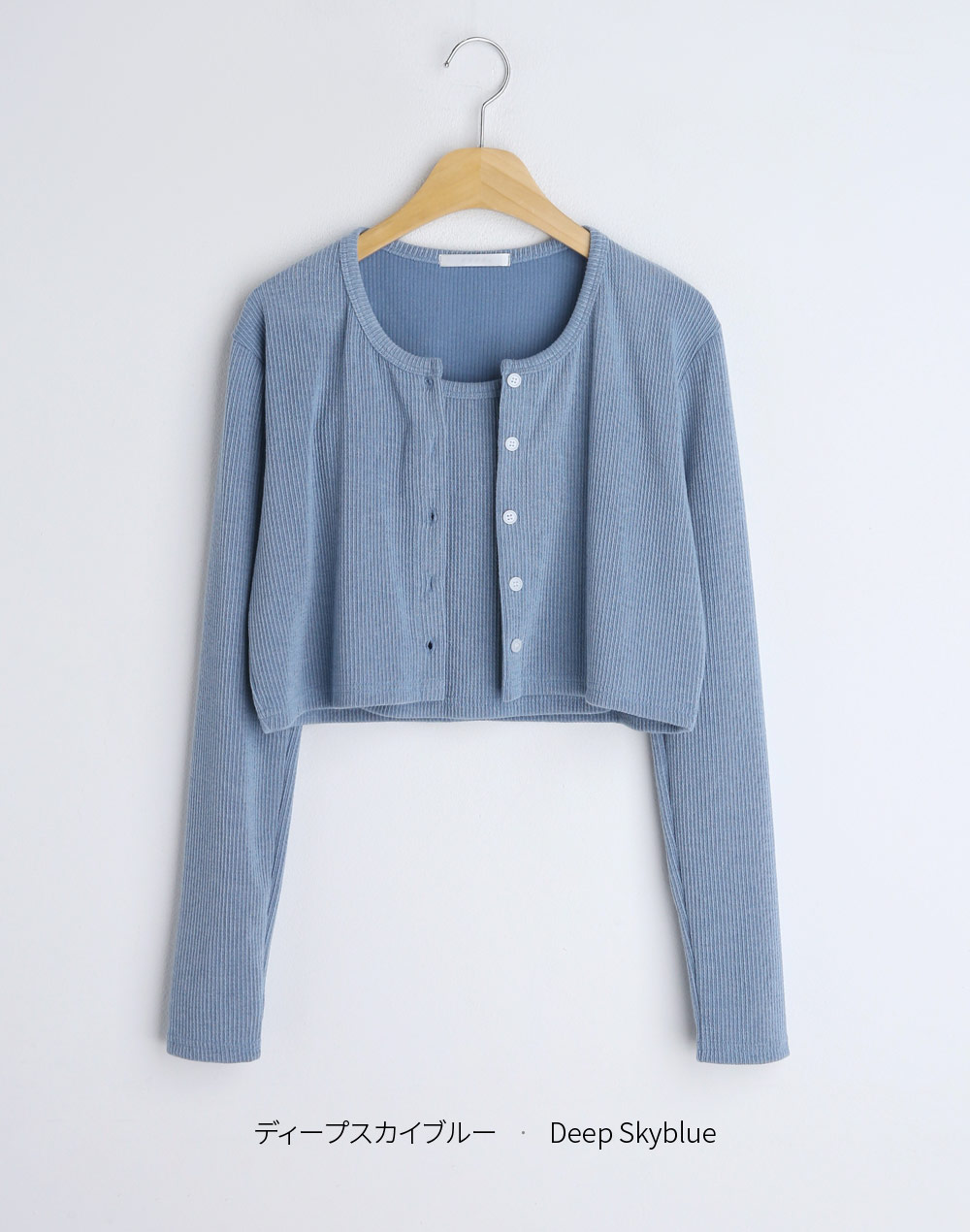sleeveless& cropped cardigan set | 詳細画像18