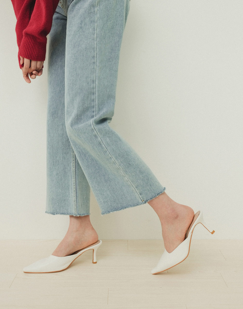 asymmetry cut mule | 詳細画像2