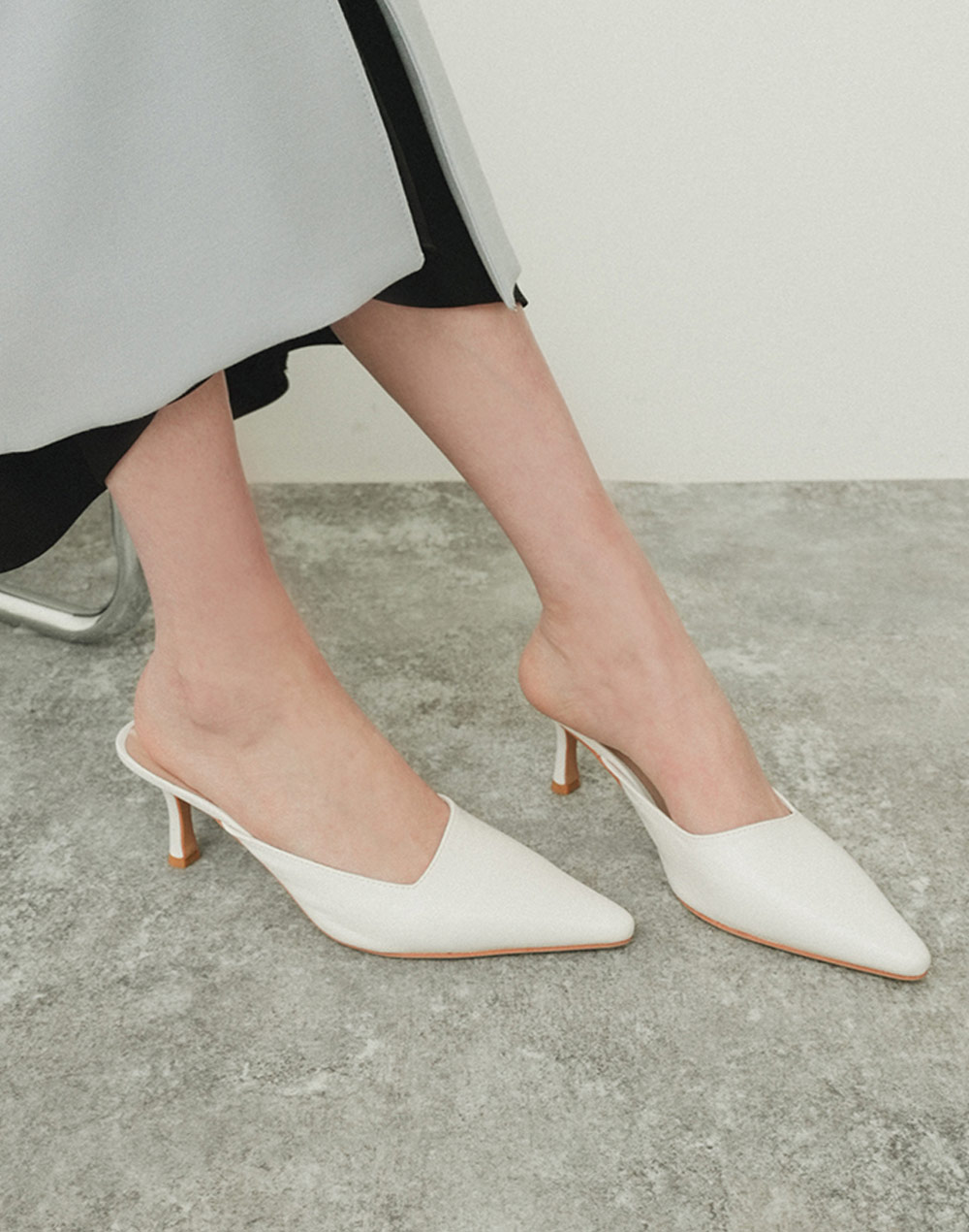 asymmetry cut mule | 詳細画像3