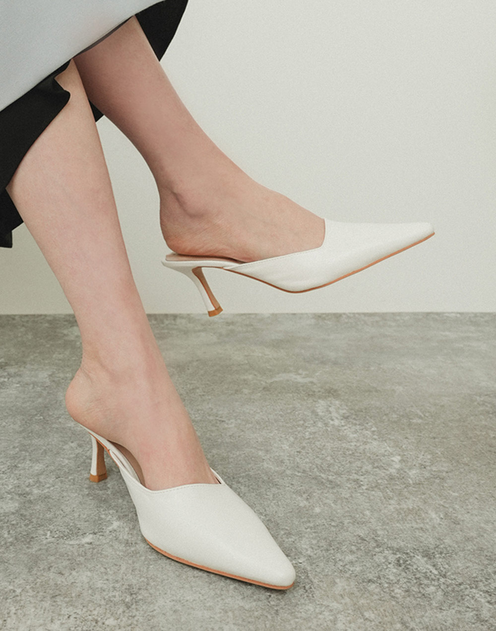 asymmetry cut mule | 詳細画像4