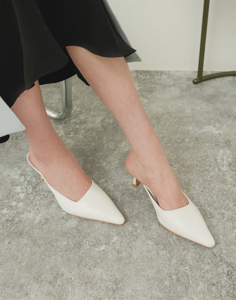 asymmetry cut mule | 詳細画像6