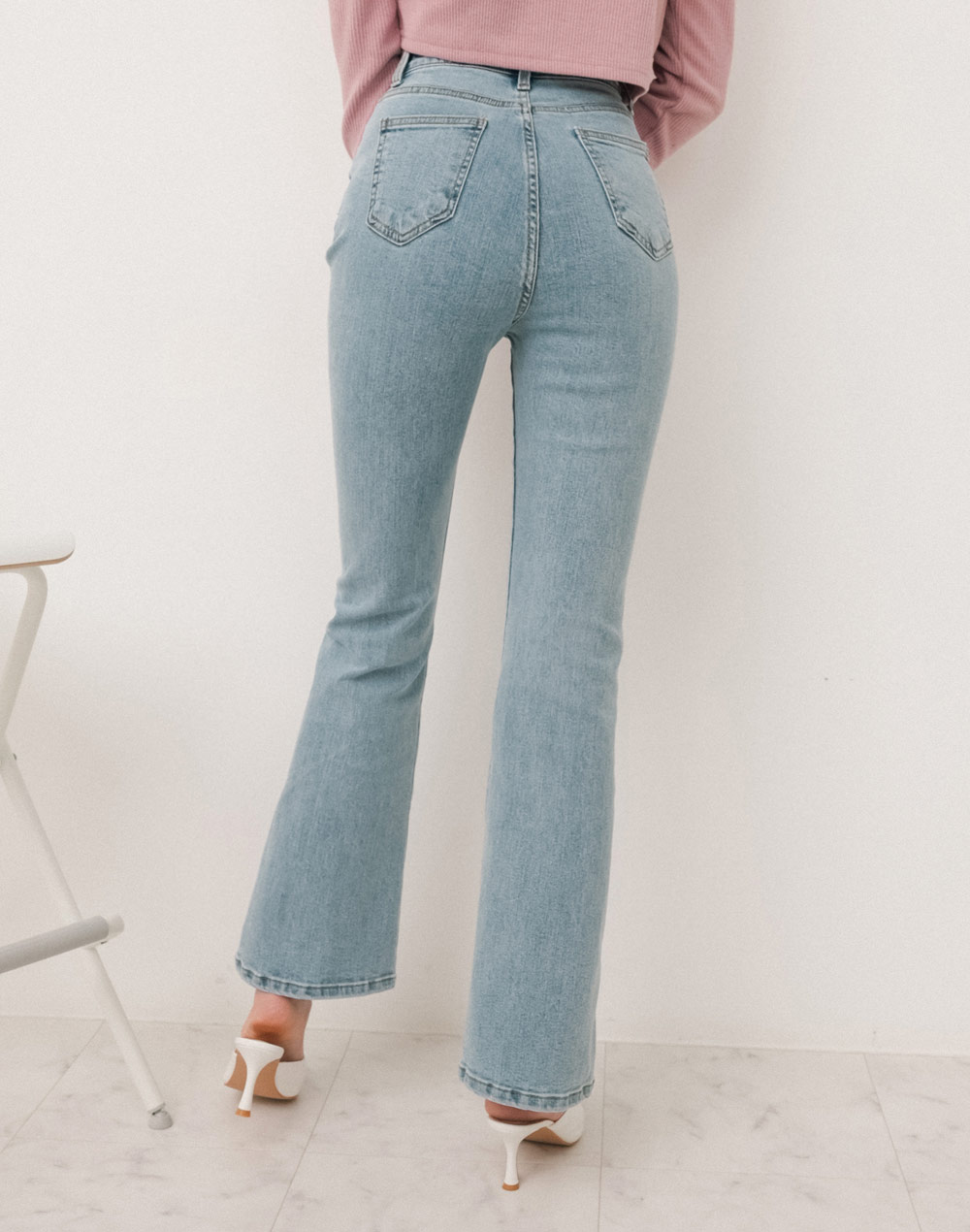 high waist flare jeans | 詳細画像9