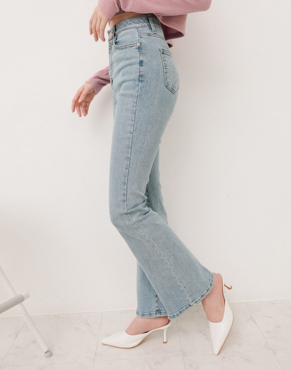 high waist flare jeans | 詳細画像11