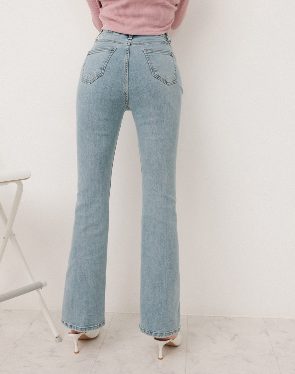 high waist flare jeans | 詳細画像12