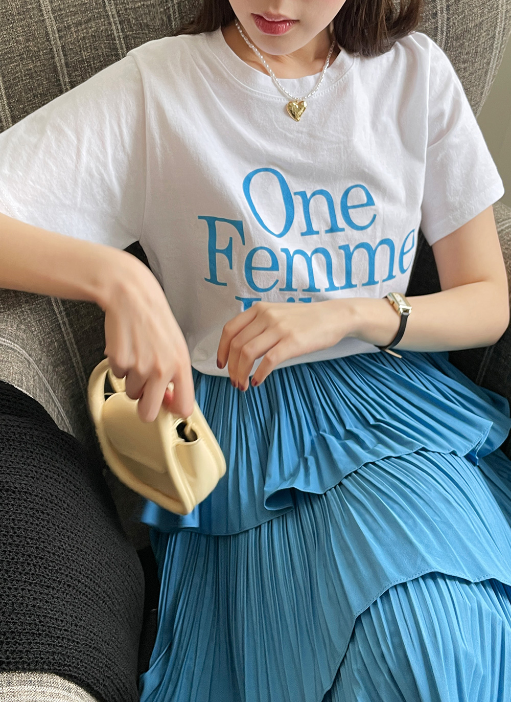 One Femme Libre半袖Tシャツ・全4色 | DHOLIC | 詳細画像11