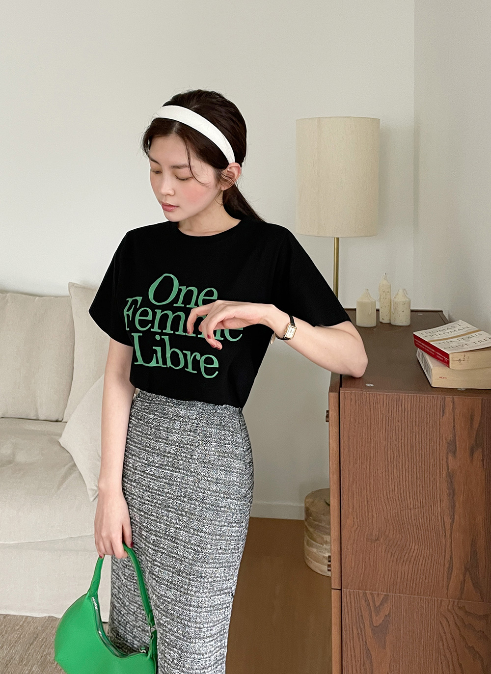 One Femme Libre半袖Tシャツ・全4色 | DHOLIC | 詳細画像21