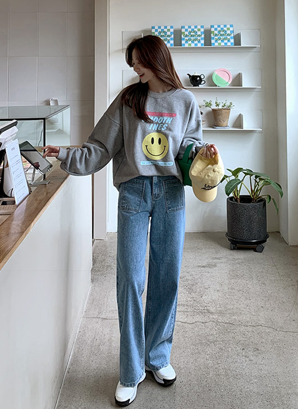 スクエアポケットワイドデニムパンツ P ジーンズ ワイド レディースファッション通販 Dholic ディーホリック