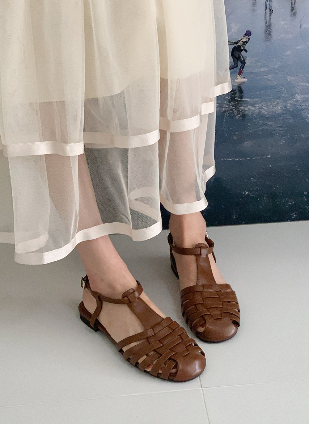 ★関税込★ ZIMMERMANN ラフィア グラディエーターサンダル ☆関税込☆ ZIMMERMANN ラフィア グラディエーターサンダル