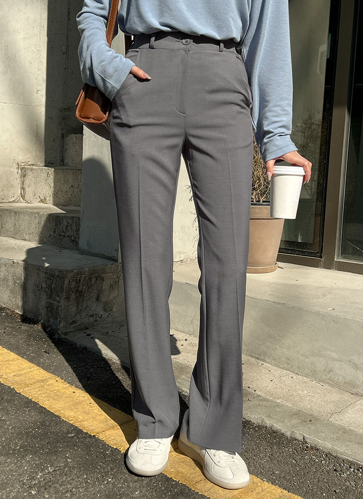 2typeセミフレアスラックスパンツ P パンツ スラックス レディースファッション通販 Dholic ディーホリック