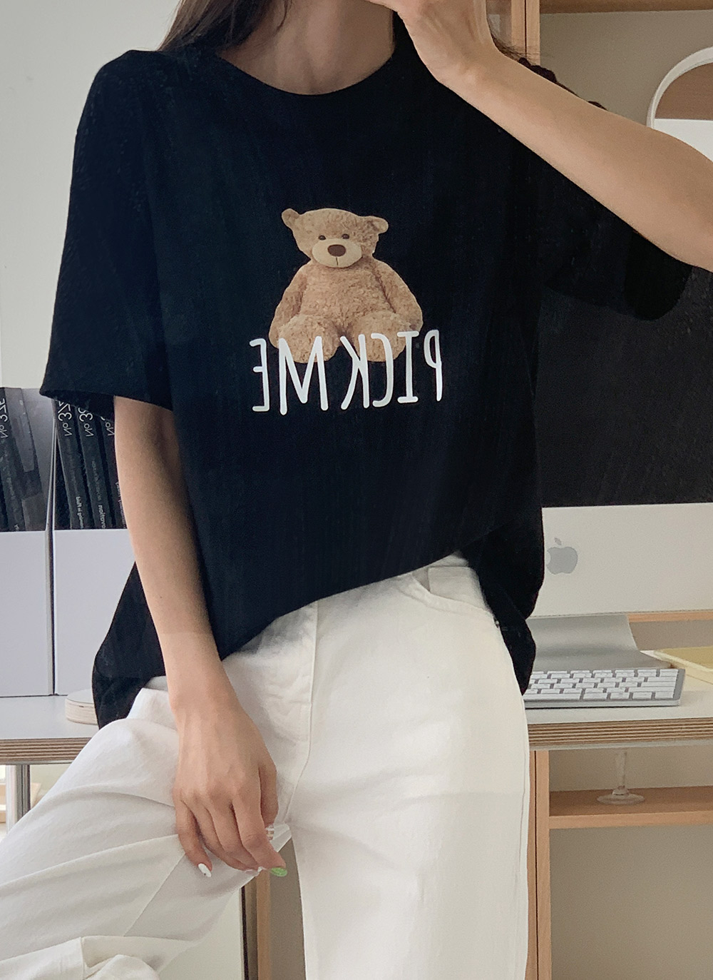 くま テディベア クマ Tシャツ ゴスロリ - トップス