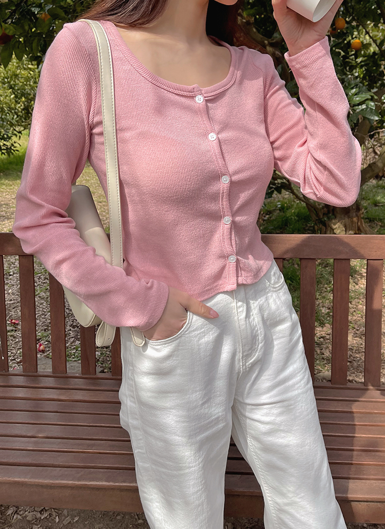 Uネックスリムフィットカーディガン P ニット カーディガン カーディガン レディースファッション通販 Dholic ディーホリック