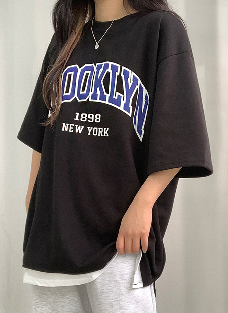 配色brooklyn半袖tシャツ レディースファッション通販 Dholic