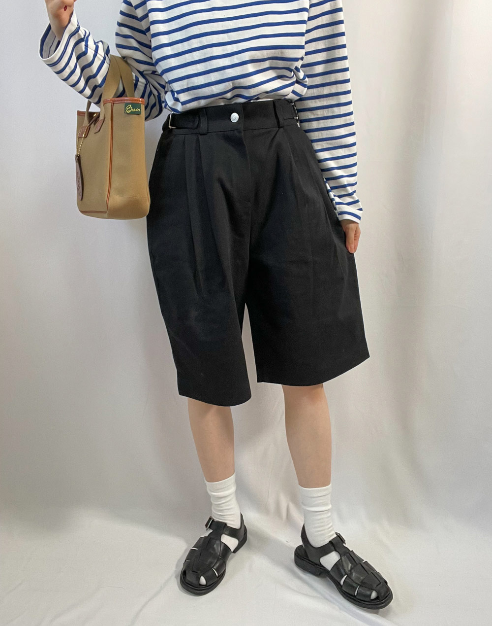 定価49,500円 SUBLATIONS グルカ カーゴ ショーツ 美品タグ付 HEAVY WOOL GABARDINE GURKHA CARGO PANTS【BLACK】 – SUBLATIONS