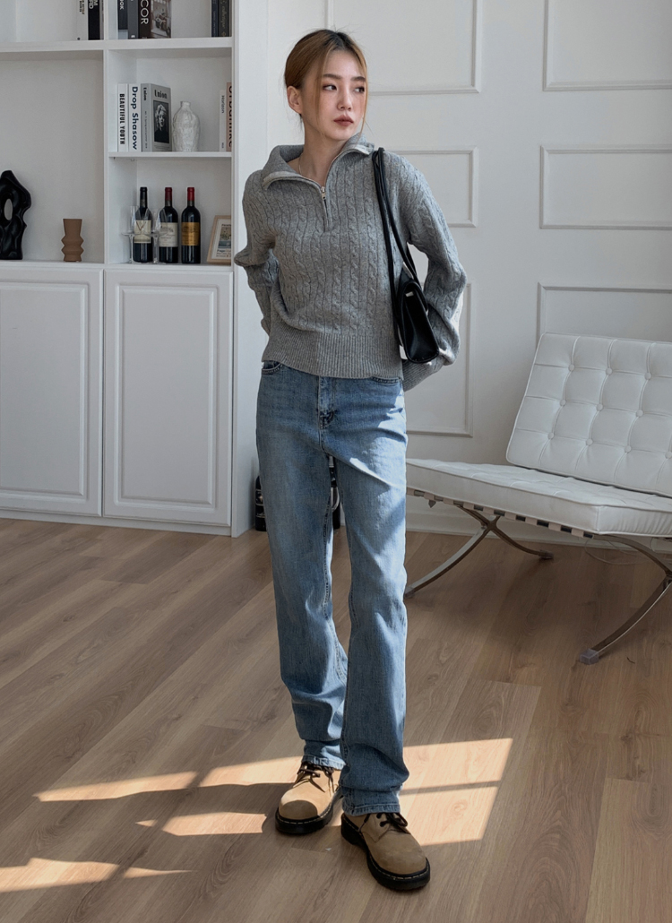 ウォッシングルーズストレートジーンズデニムパンツ春夏秋冬 ジーンズ ストレート Blackup ブラックアップ ファッション総合通販 Dholic