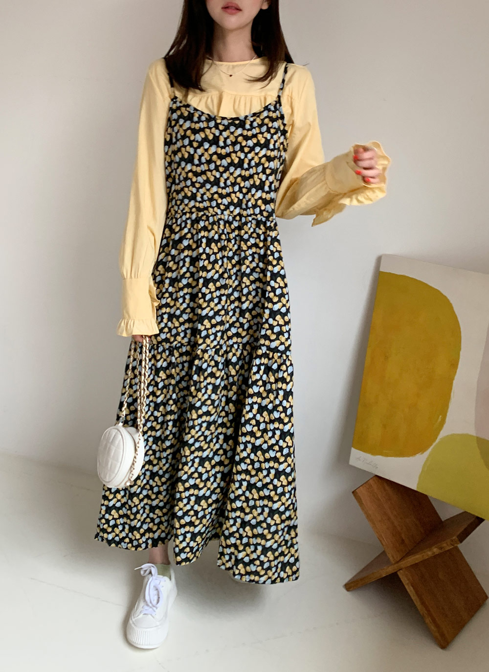 チューリップティアードキャミワンピース・全3色 | レディース