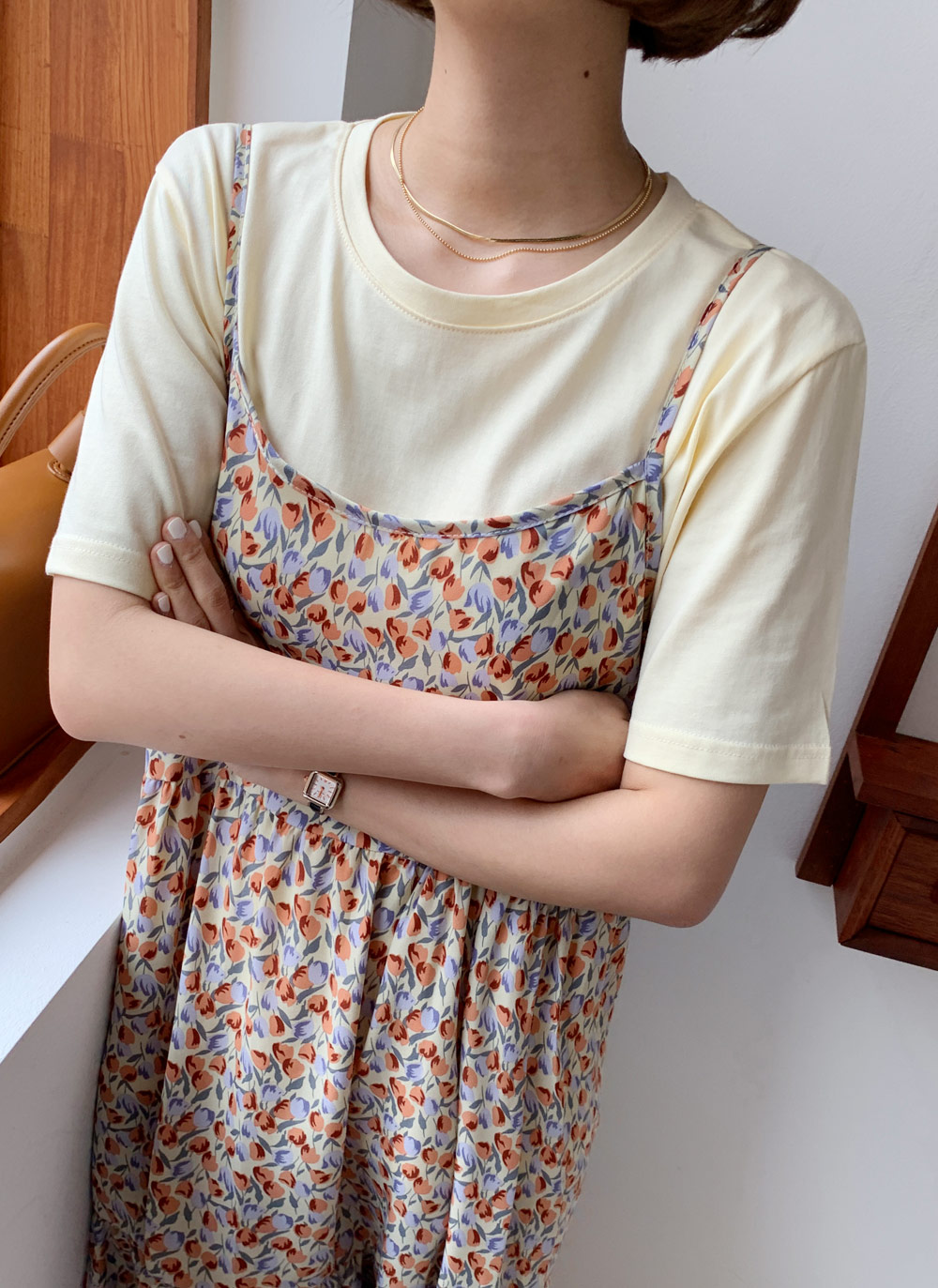 チューリップティアードキャミワンピース・全3色 | レディース