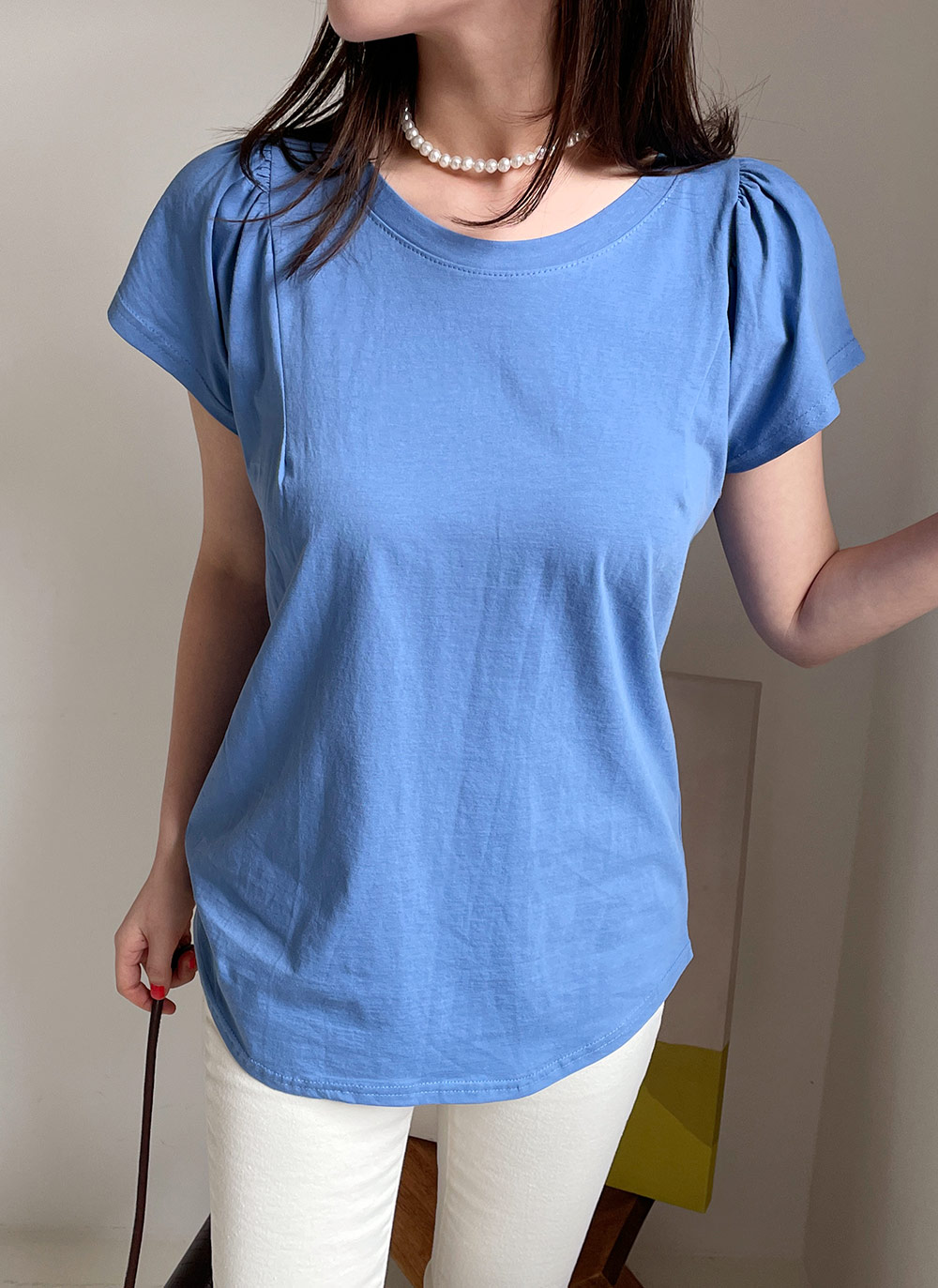 ギャザースリーブTシャツ・全7色 | DHOLIC | 詳細画像23