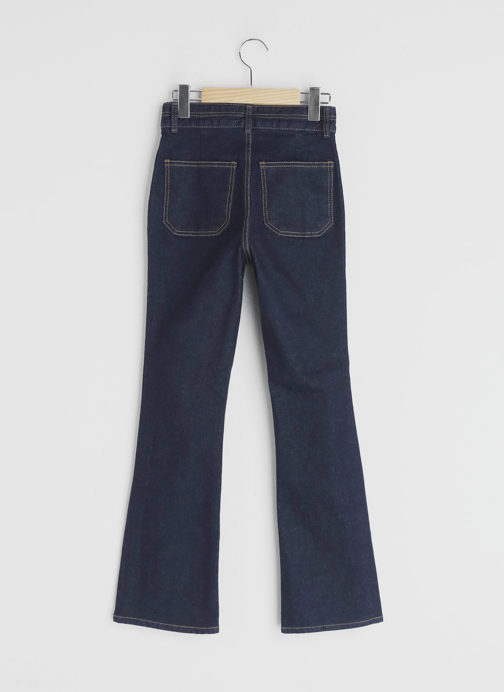 ツーボタンステッチフレアデニムパンツ・全1色 | レディース ツーボタンステッチフレアデニムパンツ・全1色 | レディース