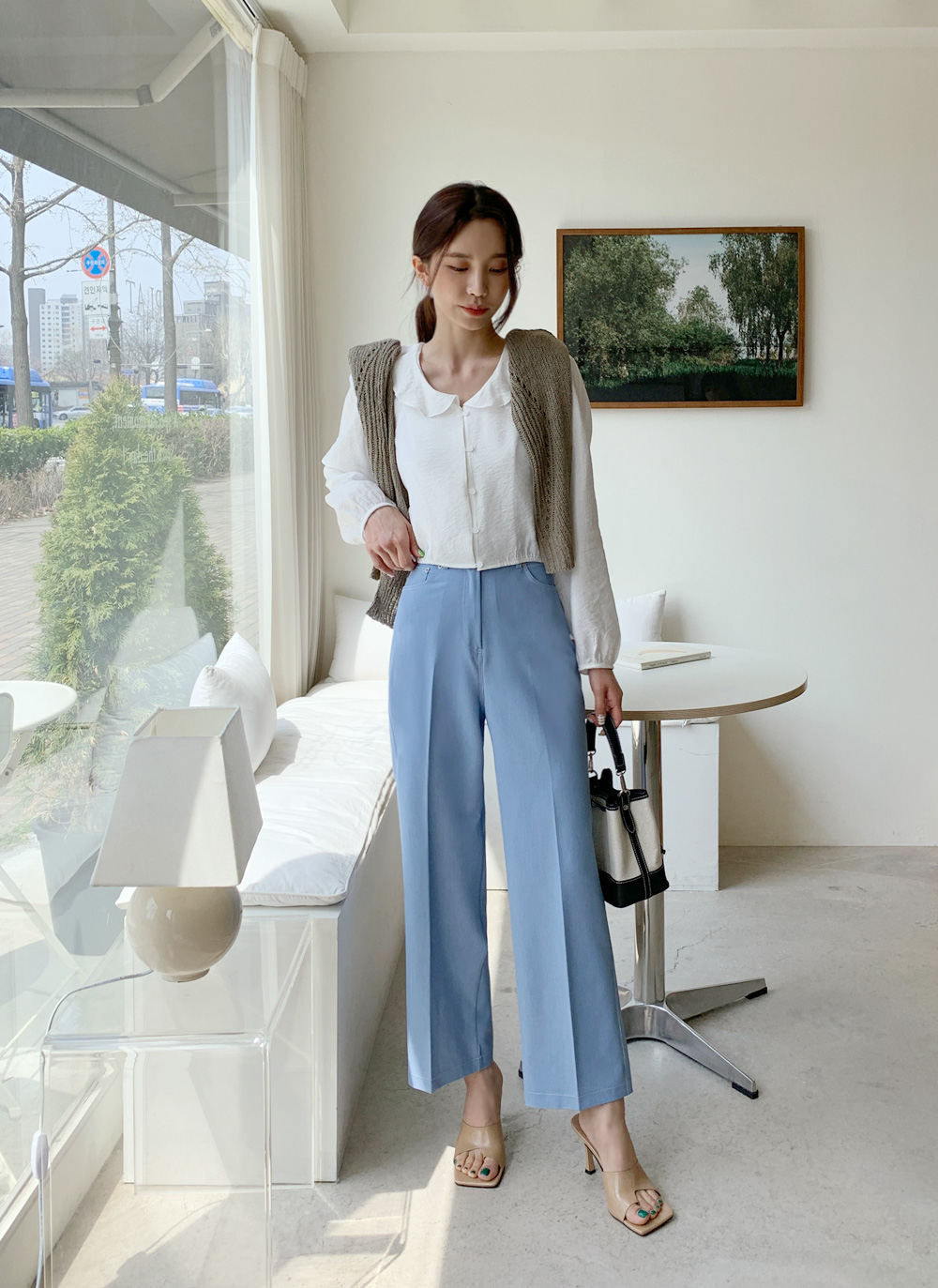 ワイドサマーデニムパンツ・全3色 | レディースファッション通販 ワイドサマーデニムパンツ・全3色 | レディースファッション通販