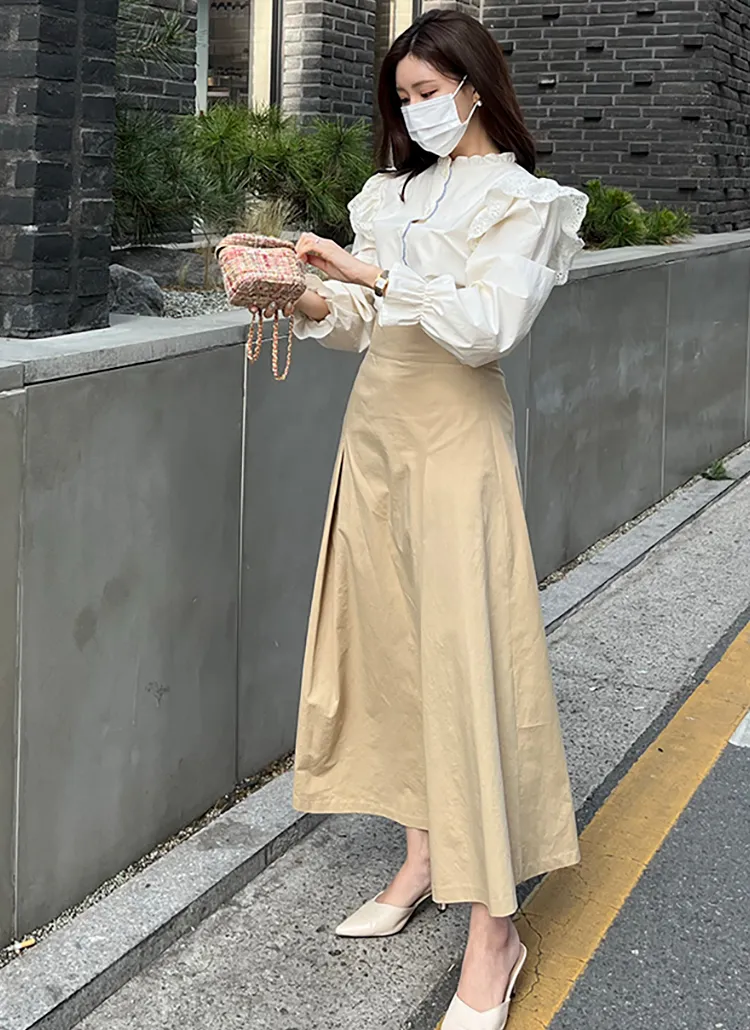 2TYPEベージュスカート | レディースファッション通販 - DHOLIC 