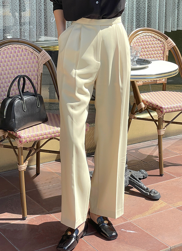 ウエストツータックスラックスパンツ P パンツ スラックス レディースファッション通販 Dholic ディーホリック