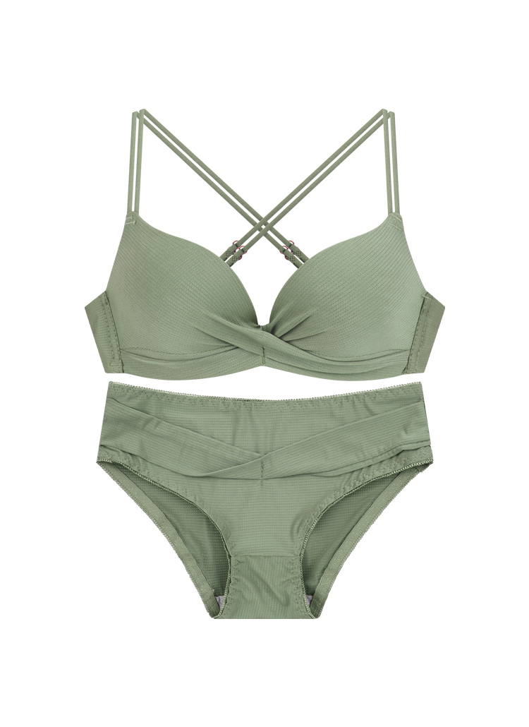 フロントツイストブラ&ショーツSET | レディースファッション通販 - DHOLIC