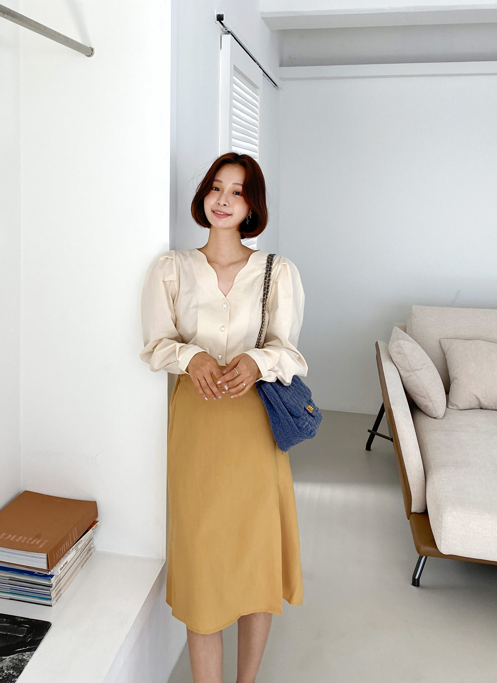【FENDI】ノットディテール フロントスリット ミディスカート ZARA & GU ＊ 《はきくらべ》デニムフロントスリットミディ