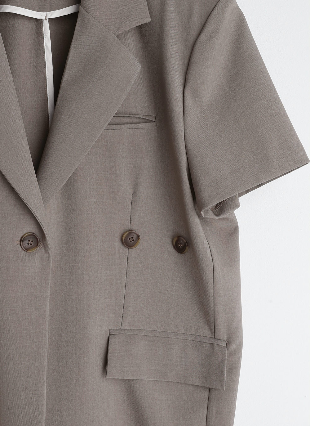 2WAY半袖ジャケット&クロップドビスチェ&タックスラックス3SET・全3色 | DHOLIC | 詳細画像28