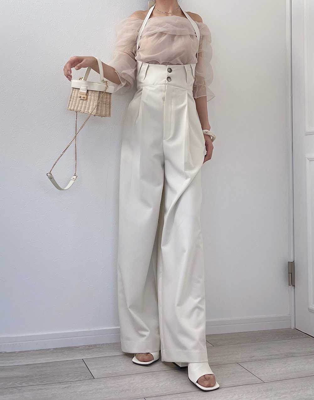 AZUL BY MOUSSY | サスツキデニムワイドパンツ (ワイド ) |SHEL